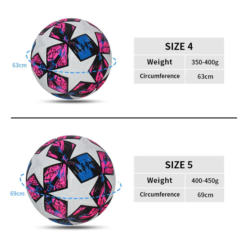 Talacha MatchFlow Pro Seamless Soccer Ball — Sizes 4 & 5